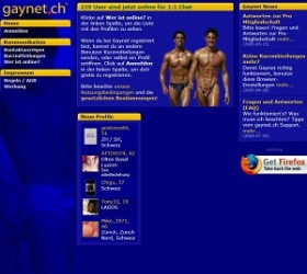 Gaynet.ch screenshot