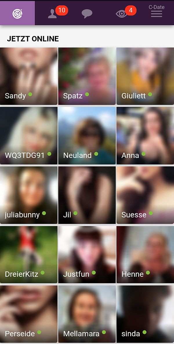 c-date-App-Test Umgebungssuche