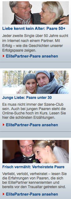 ElitePartner Liebesgeschichten