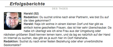 Ein zufriedener User im Affaire.com Erfahrungsbericht