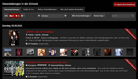 joyclub veranstaltungen