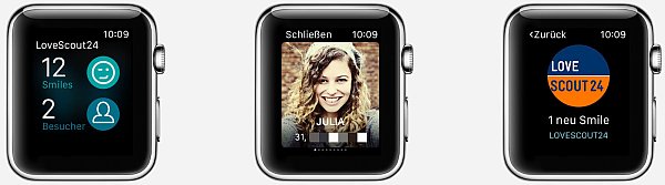 LoveScout 24 App für iWatch