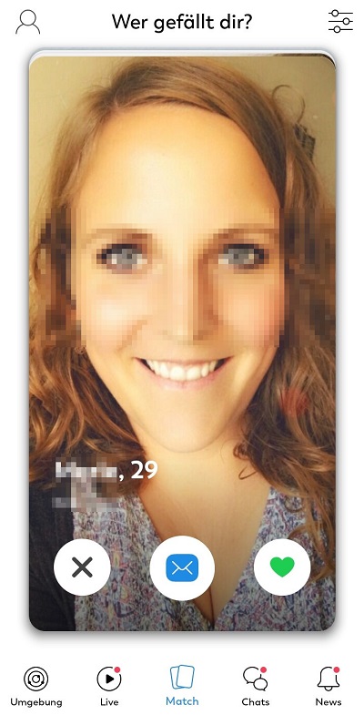 lovoo match profil einer frau