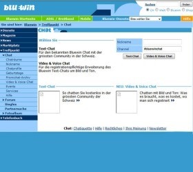 Bluewin Chat screenshot