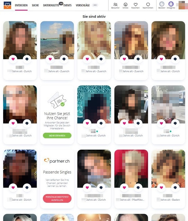 LoveScout24: Ihre Kontaktvorschläge